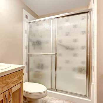 The Best Way to Cover Dated Shower Doors 
